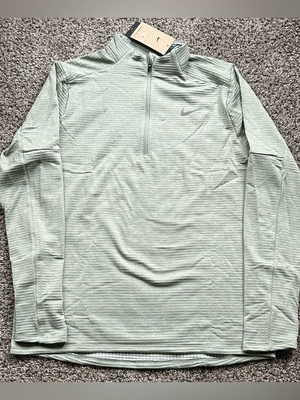 Nike Therma-FIT Element Water-Repel 1/2-Zip Running Top Green Large FZ1149-370